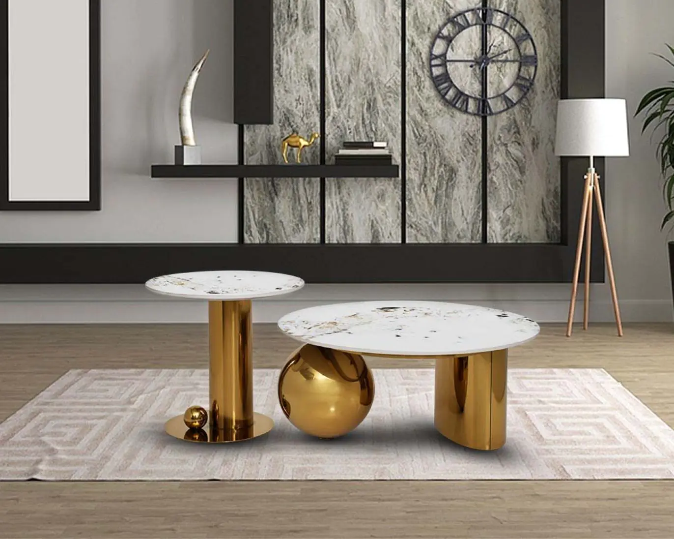 Centre table with marble top 5