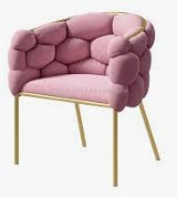 Pink Block Chair
