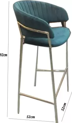 Bar chair Greenish blue2