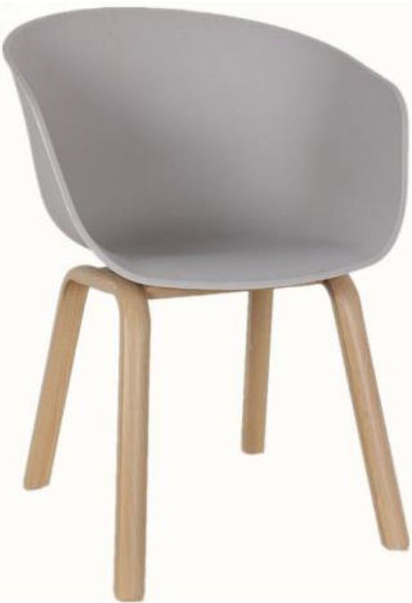 Cafe chair grey